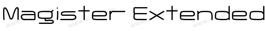 Magister Extended字体转换